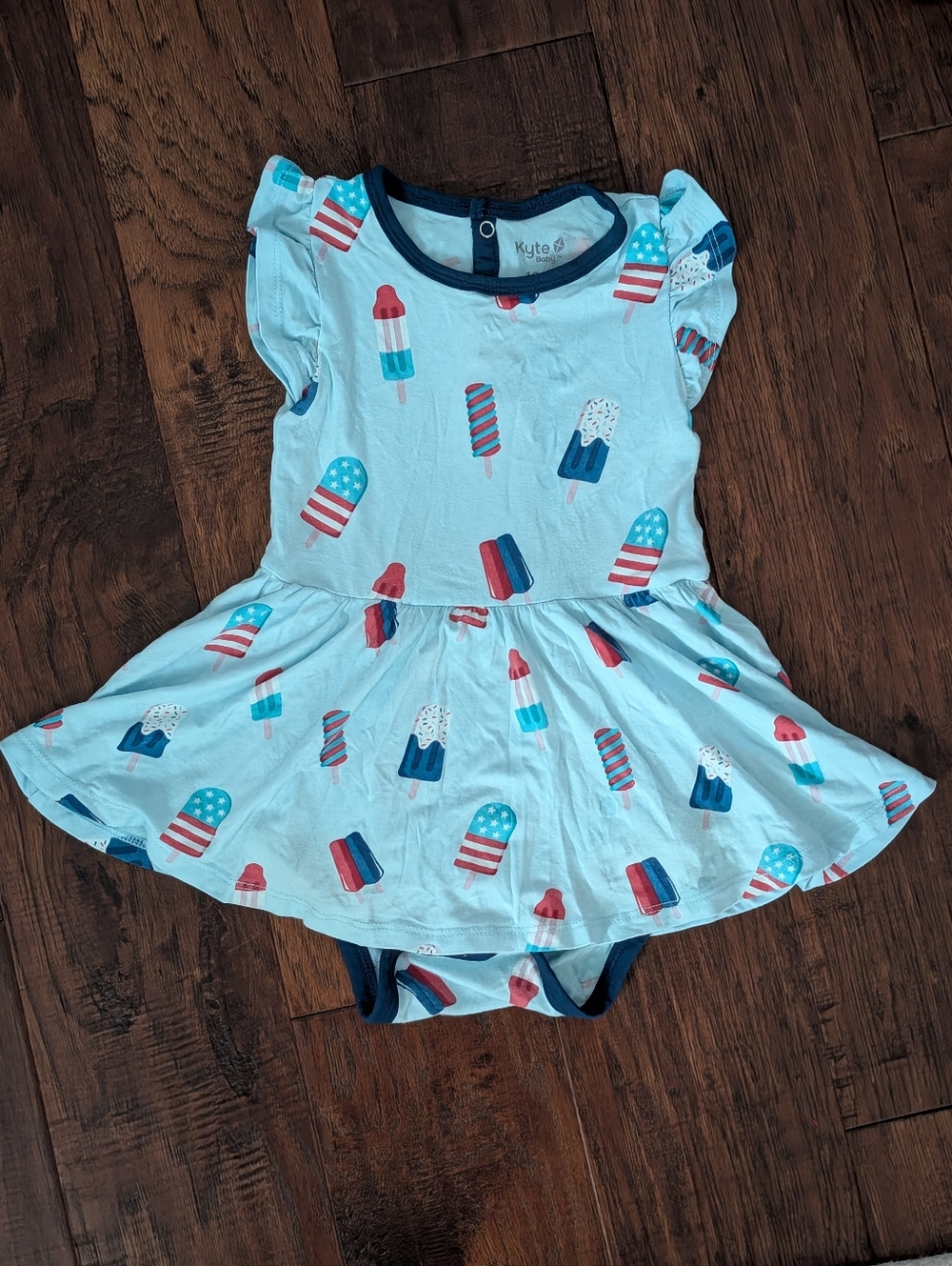 18-24 months Kyte Twirl Bodysuit Dress in popsicle